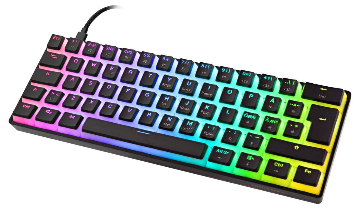 Deltaco mekanisk gamingtastatur mini 60, GAM-075V2
