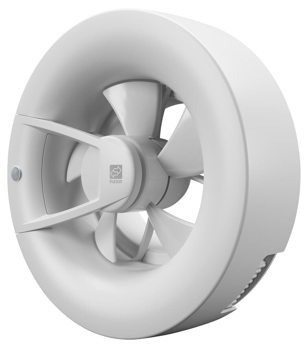 Flexit Bodo Prime stillegående baderomsvifte med varmeflytter