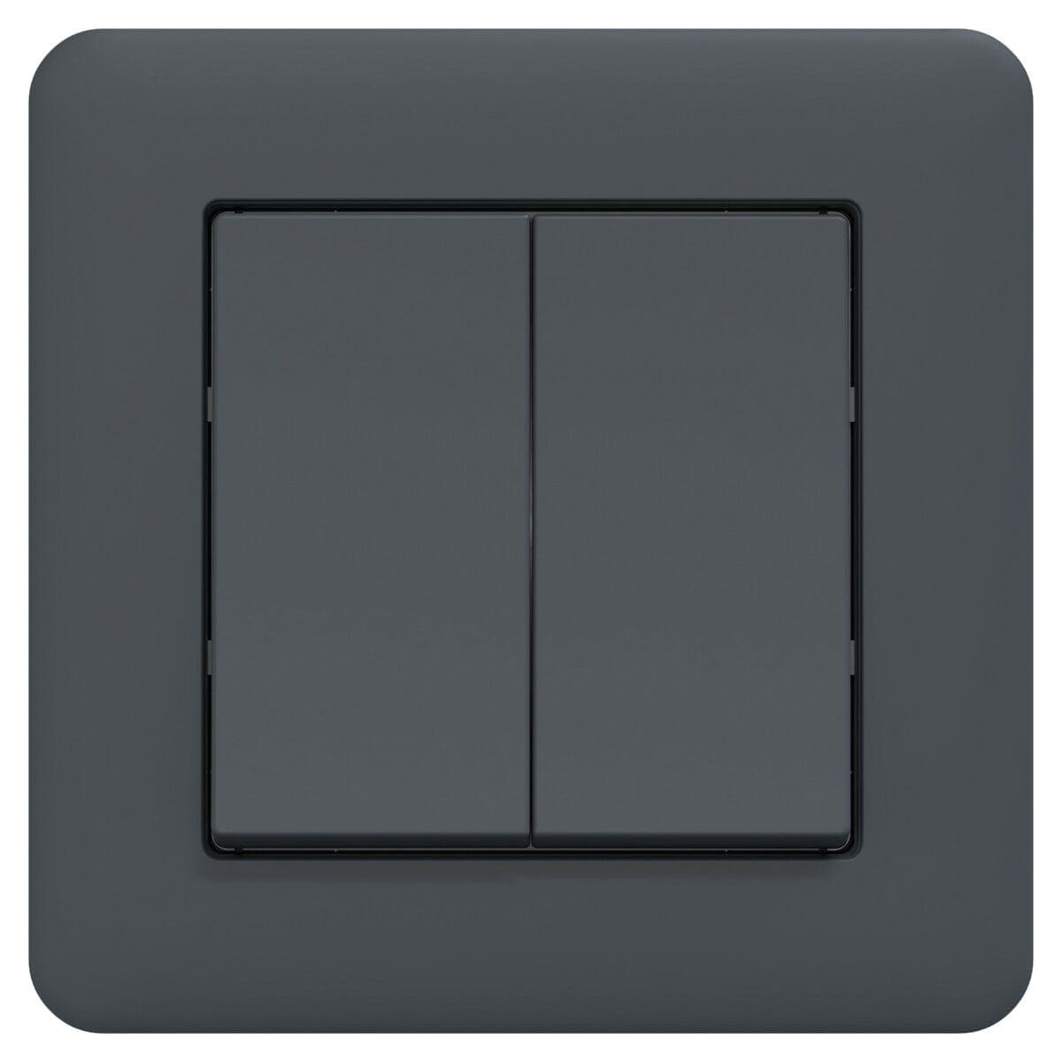 Schneider Exxact kronevender, innfelt, antrasitt