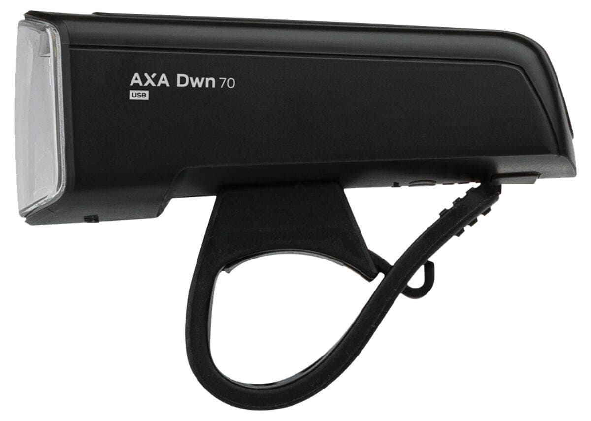 AXA Dwn 70 sykkellykt foran USB, 70 lux, 90 m