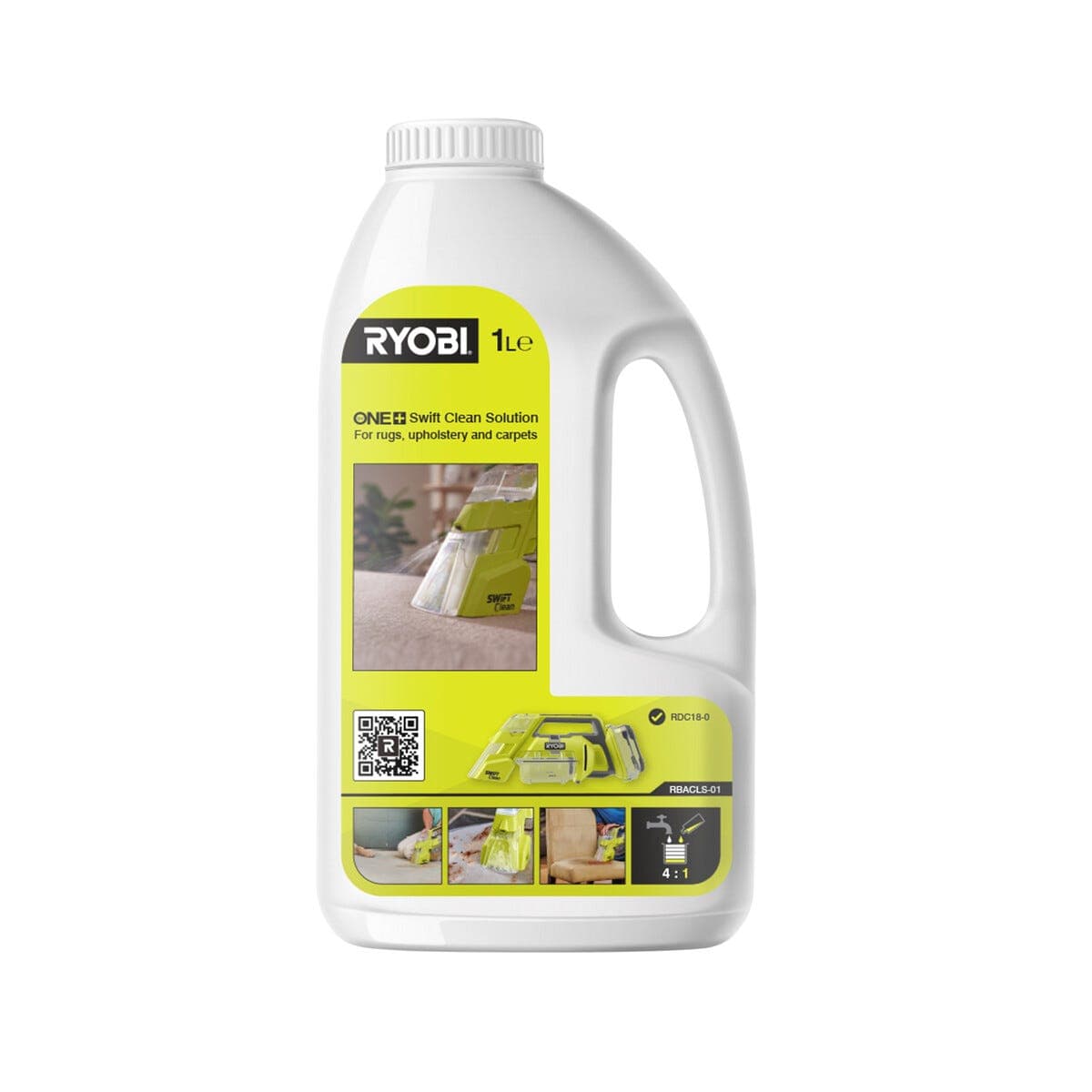 Ryobi ONE+ Swift Clean rengjøringsmiddel RBACLS-01, 1 liter