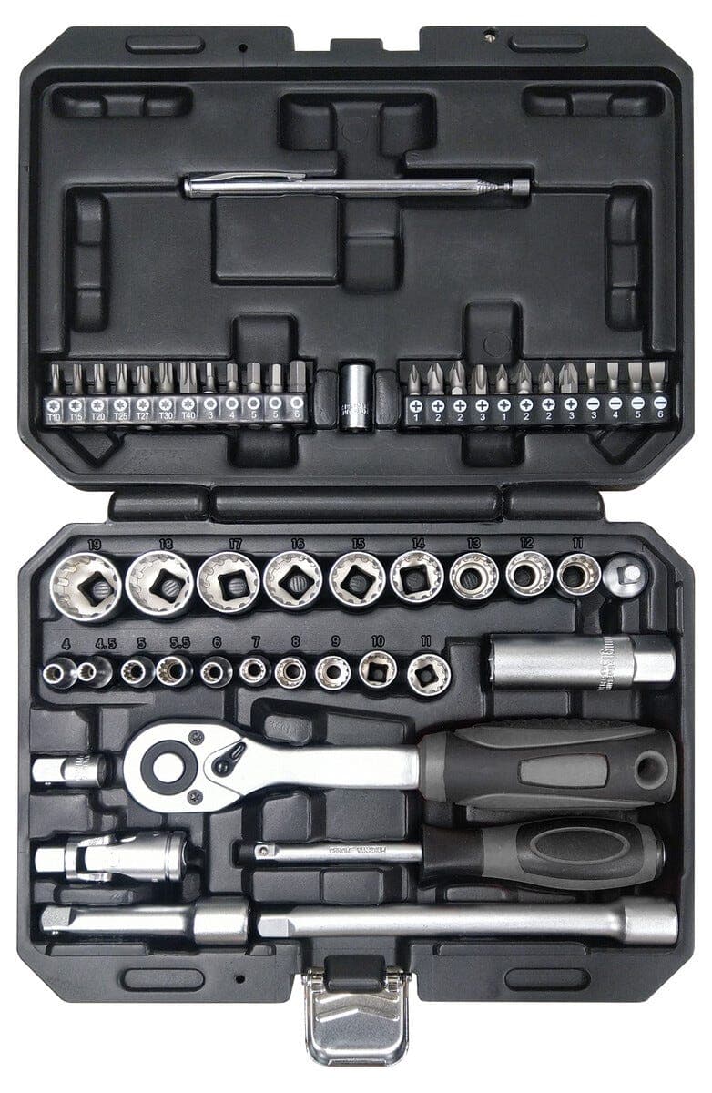 Hylsenøkkelsett MM, 53 deler