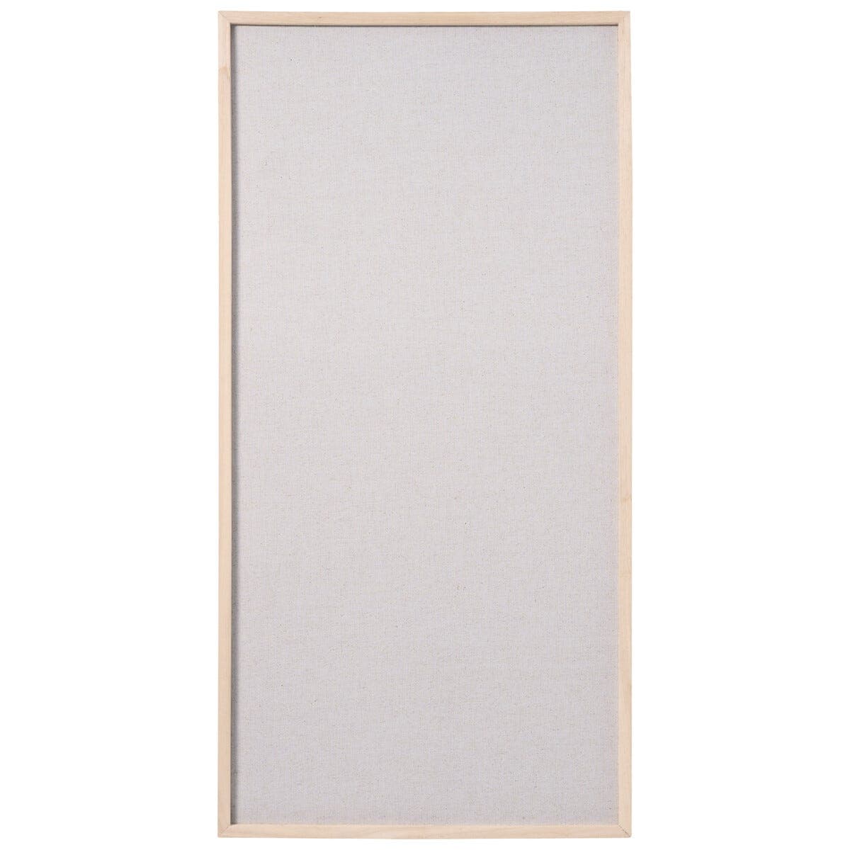 Naga oppslagstavle kork og lin 50x100 cm