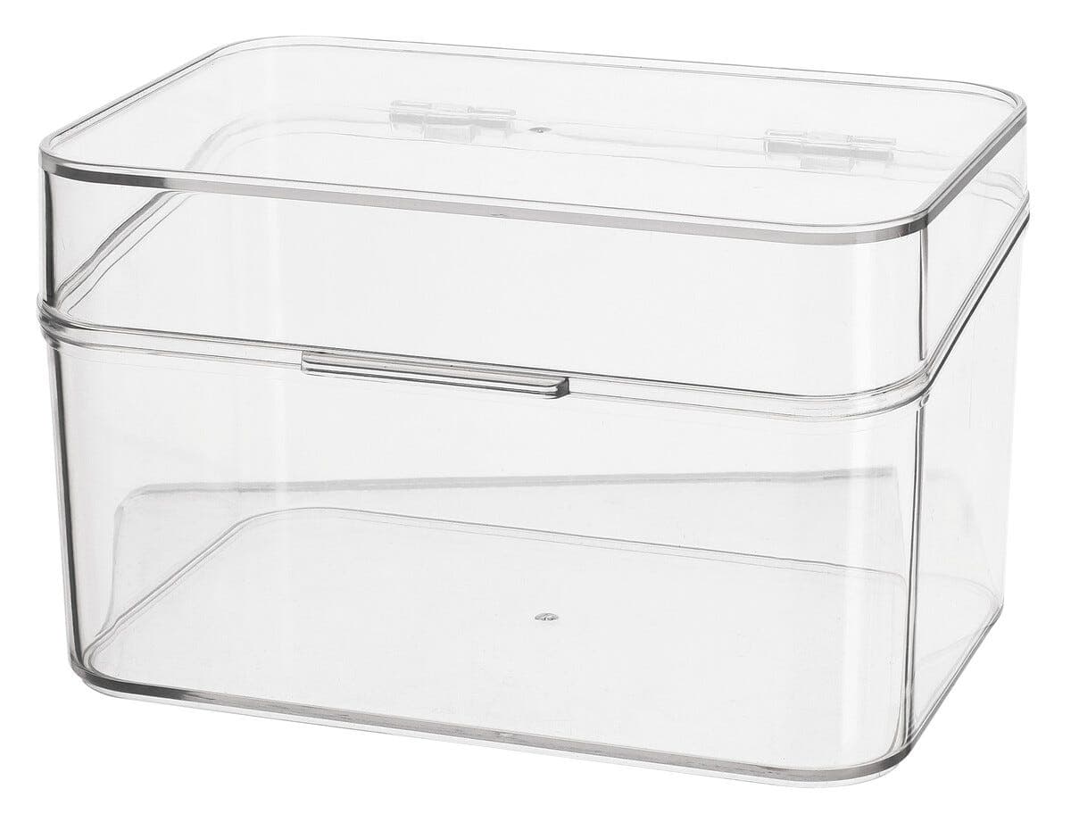 Teboks i plast til teposer, 17 x 12 x 10,5 cm