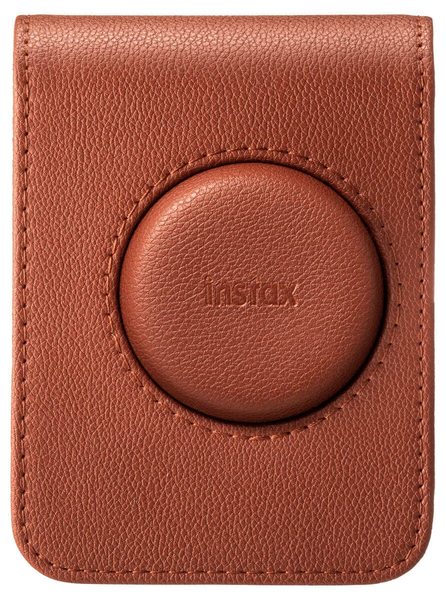 Instax Mini Evo Case kameraetui i lærimitasjon, brunt