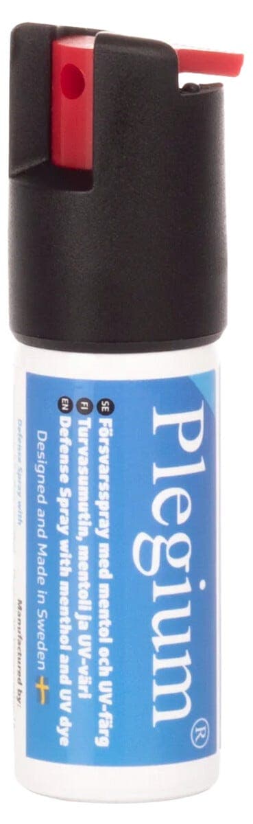 Plegium Budget forsvarsspray med farge og mentol