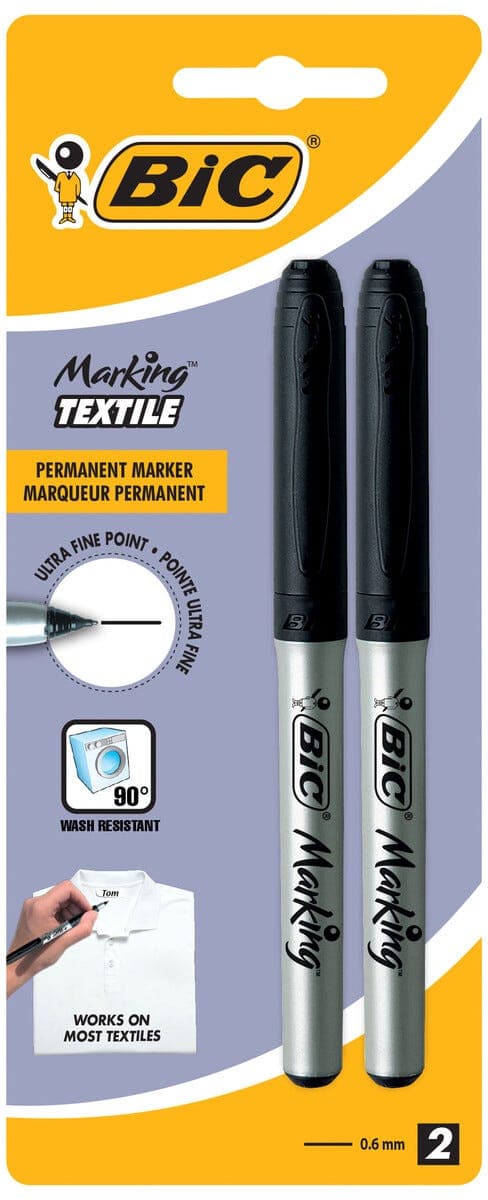 BIC tekstilmerkepenn
