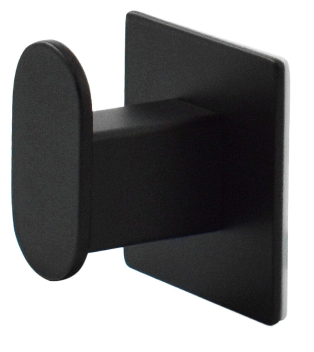 Enkel selvheftende baderomskrok, svart