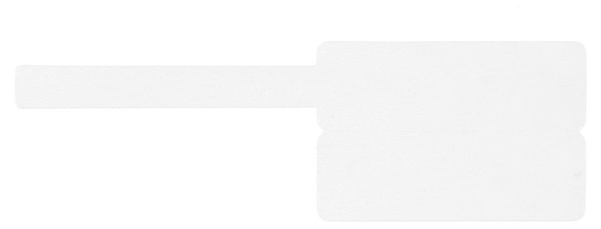 Etiketter for ledninger 3 x 4,5 cm, hvite, 80-pakning