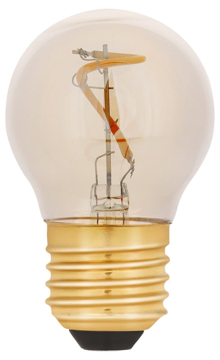 Dekorpære LED P45 E27 Amber