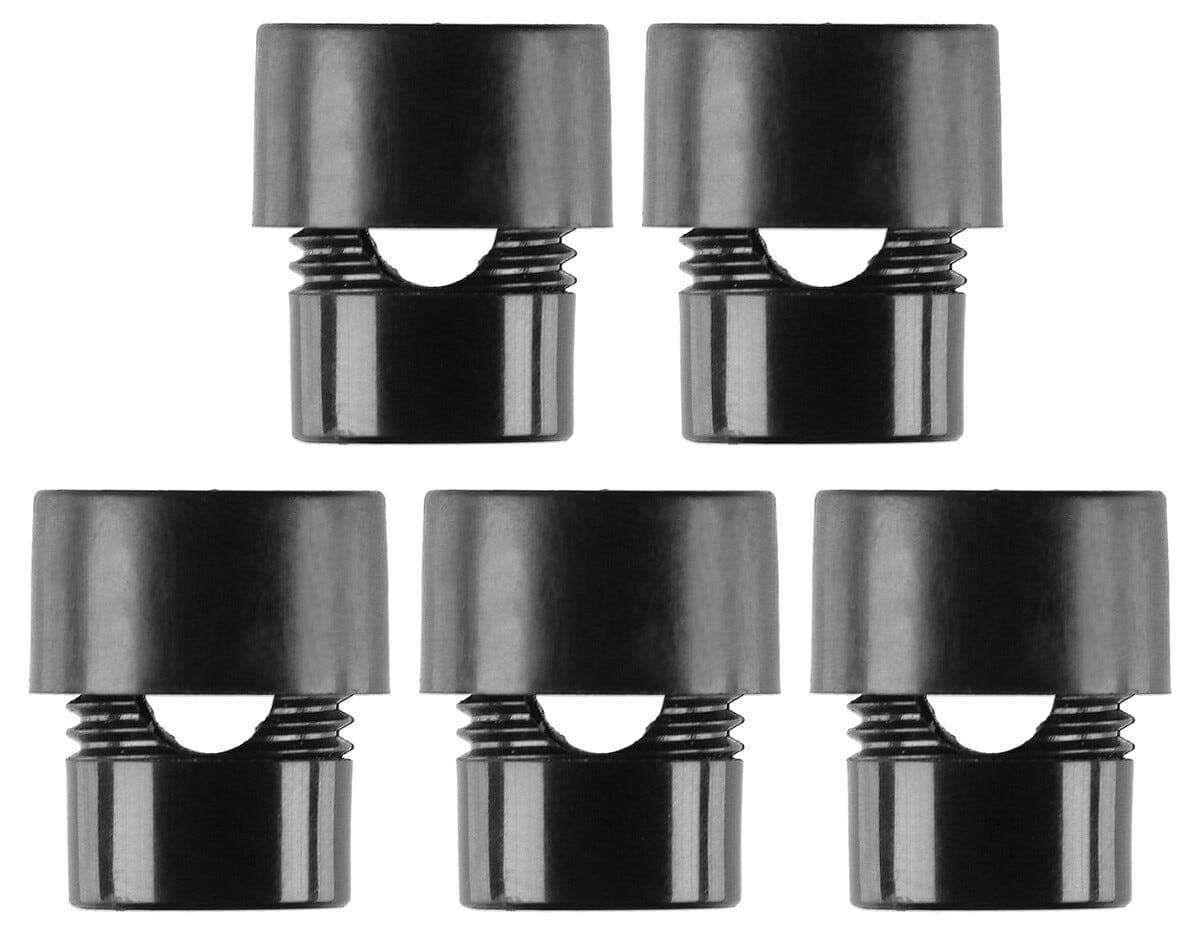 Utendørs kabelholder, svart, 10-pakning