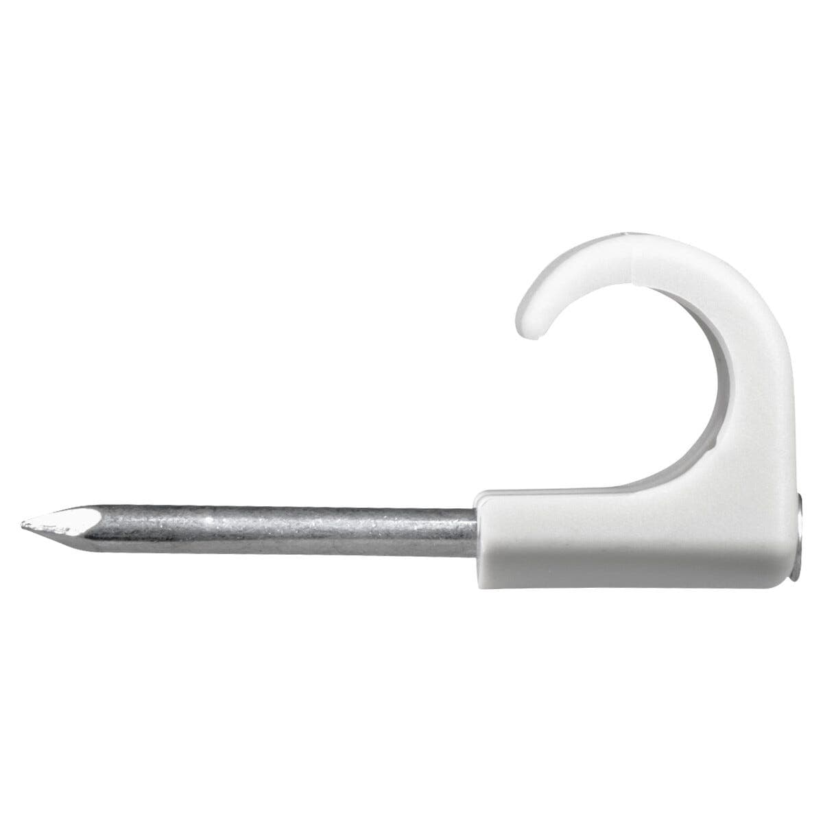 Schneider Thorsman spikerklamme 5–7 mm, hvit, 25-pakning