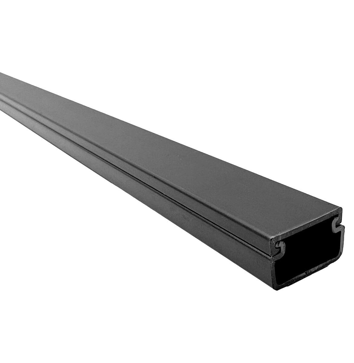 Selvklebende kabelkanal, svart, 2 meter