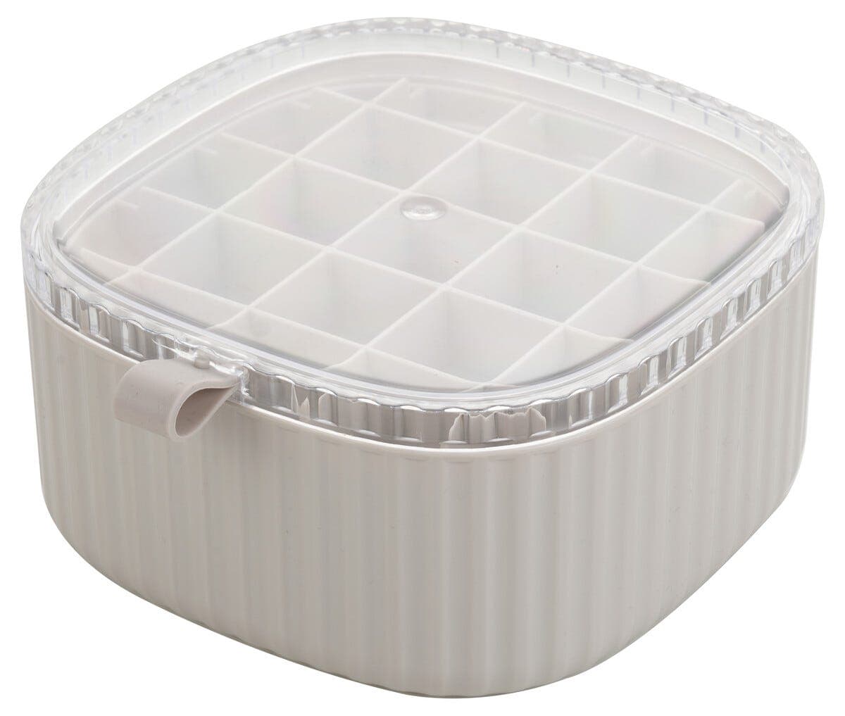 Empire smykkeskrin, 2 smykkebrett og rom i bunnen, beige