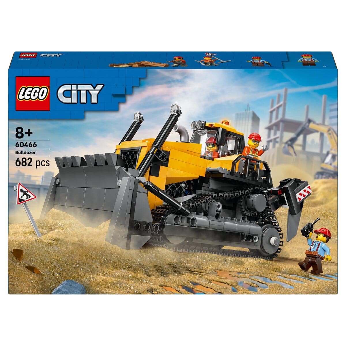 LEGO City Gul bulldoser 60466, fra 8 år