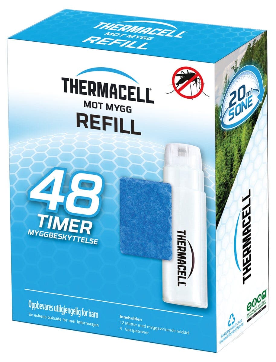 Refill til Thermacell myggjager, 4-pack