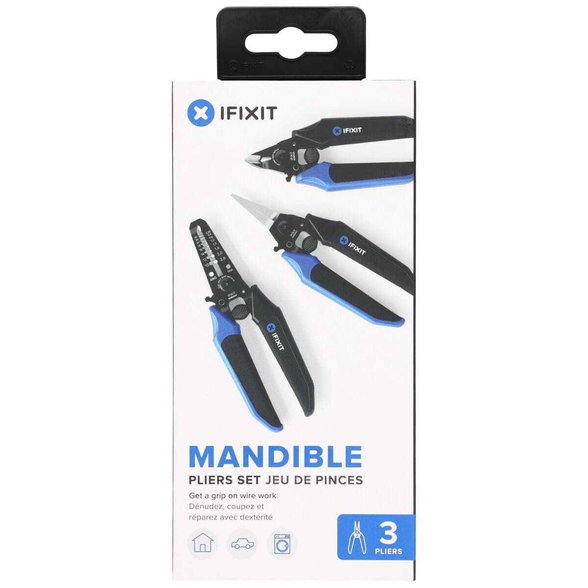 iFixit Mandible tangsett 3-pakning
