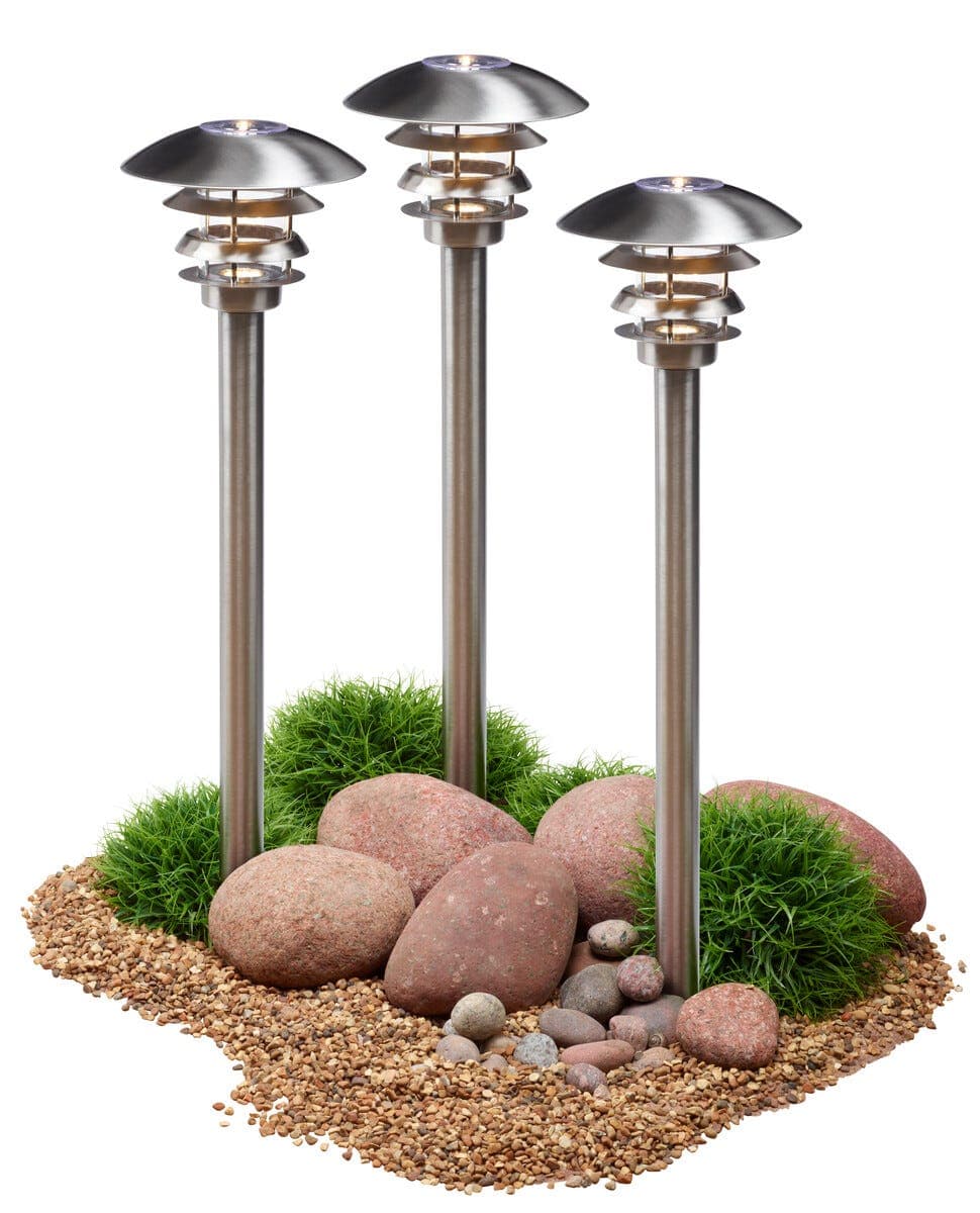 Northlight LED hagebelysning 3-pack