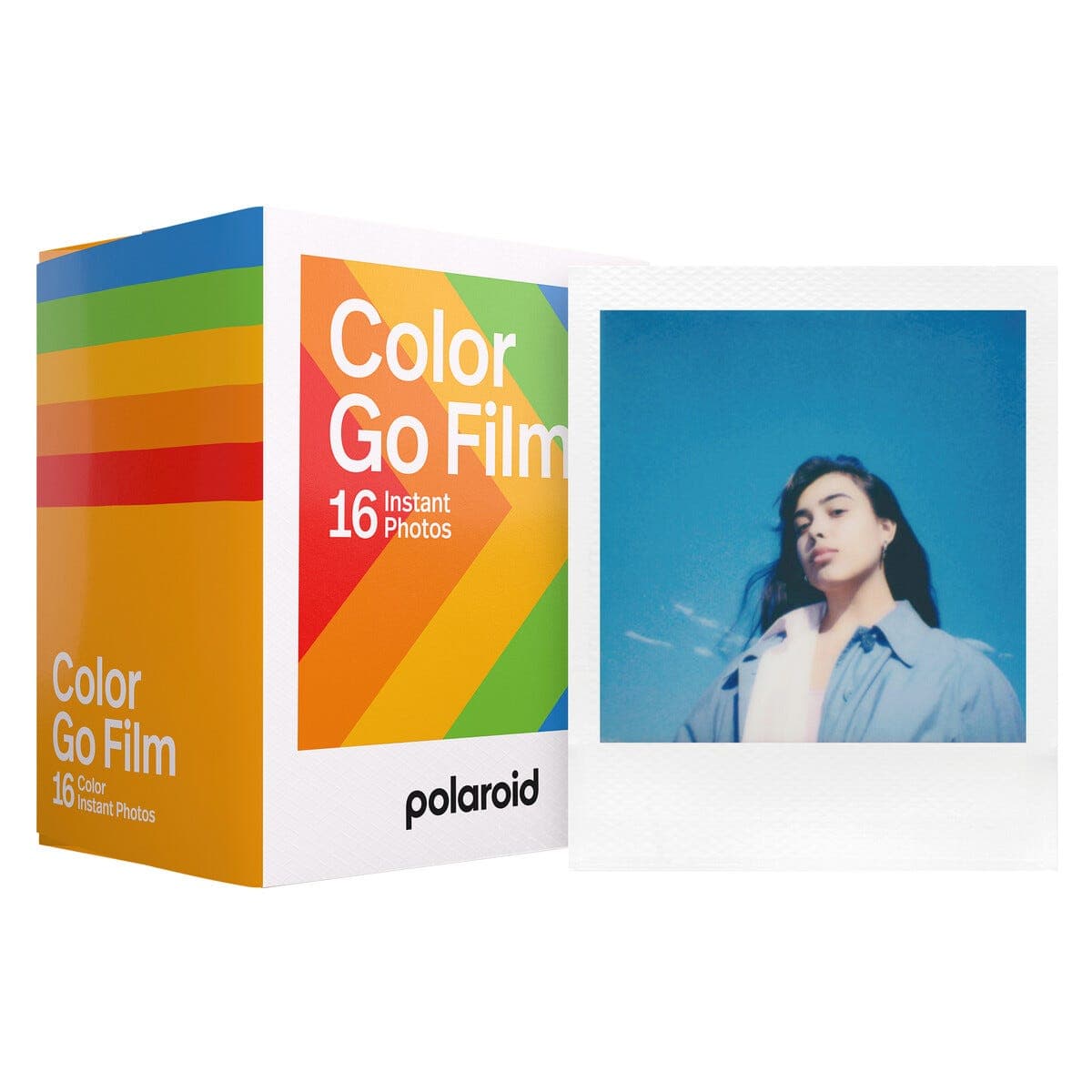 Polaroid Go fargefilm med hvit ramme, 16 bilder, 2-pakning