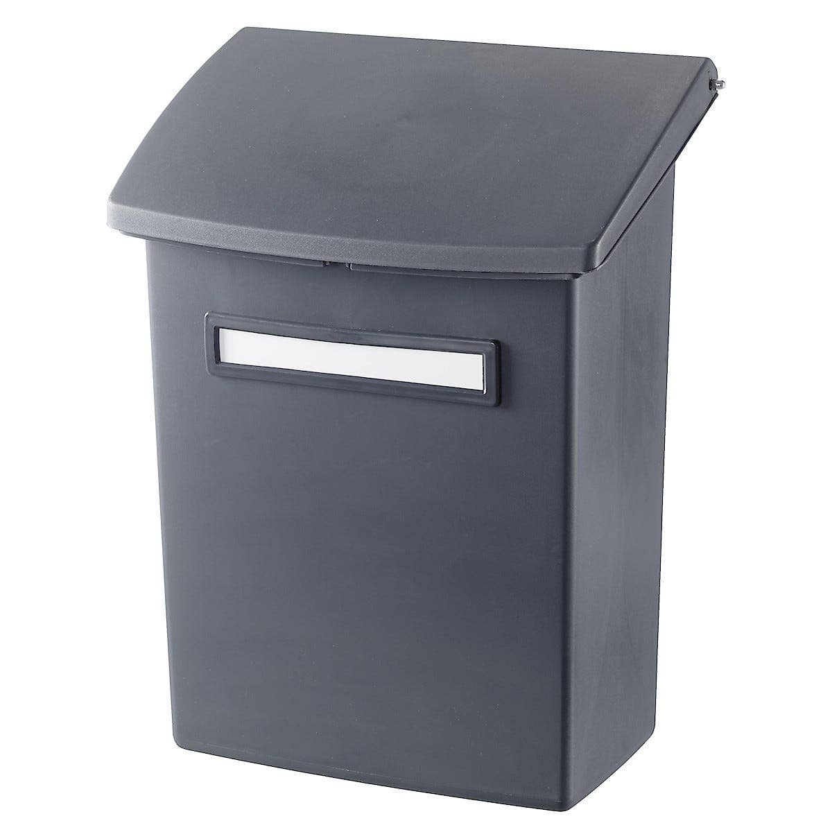 Postkasse i plast med fjærende lokk, Orthex