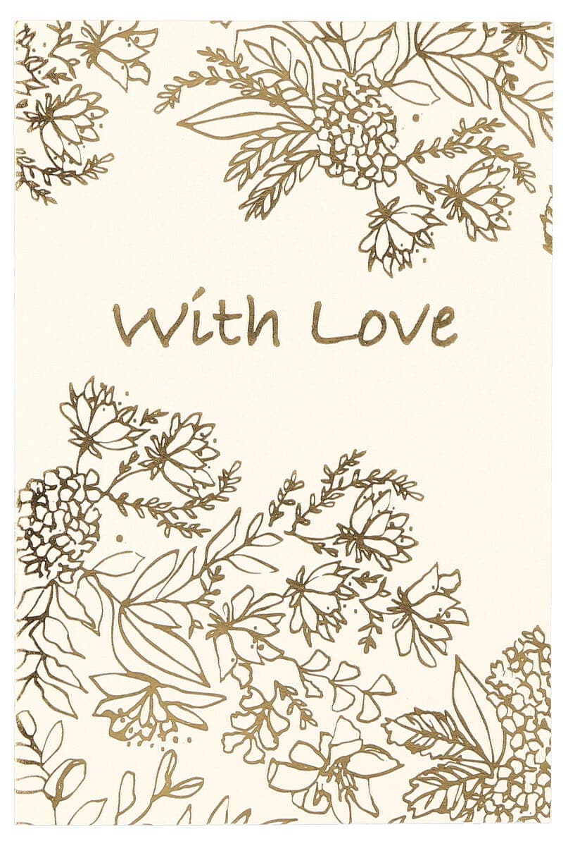 Gratulasjonskort dobbelt med blank innside, 12 x 17 cm