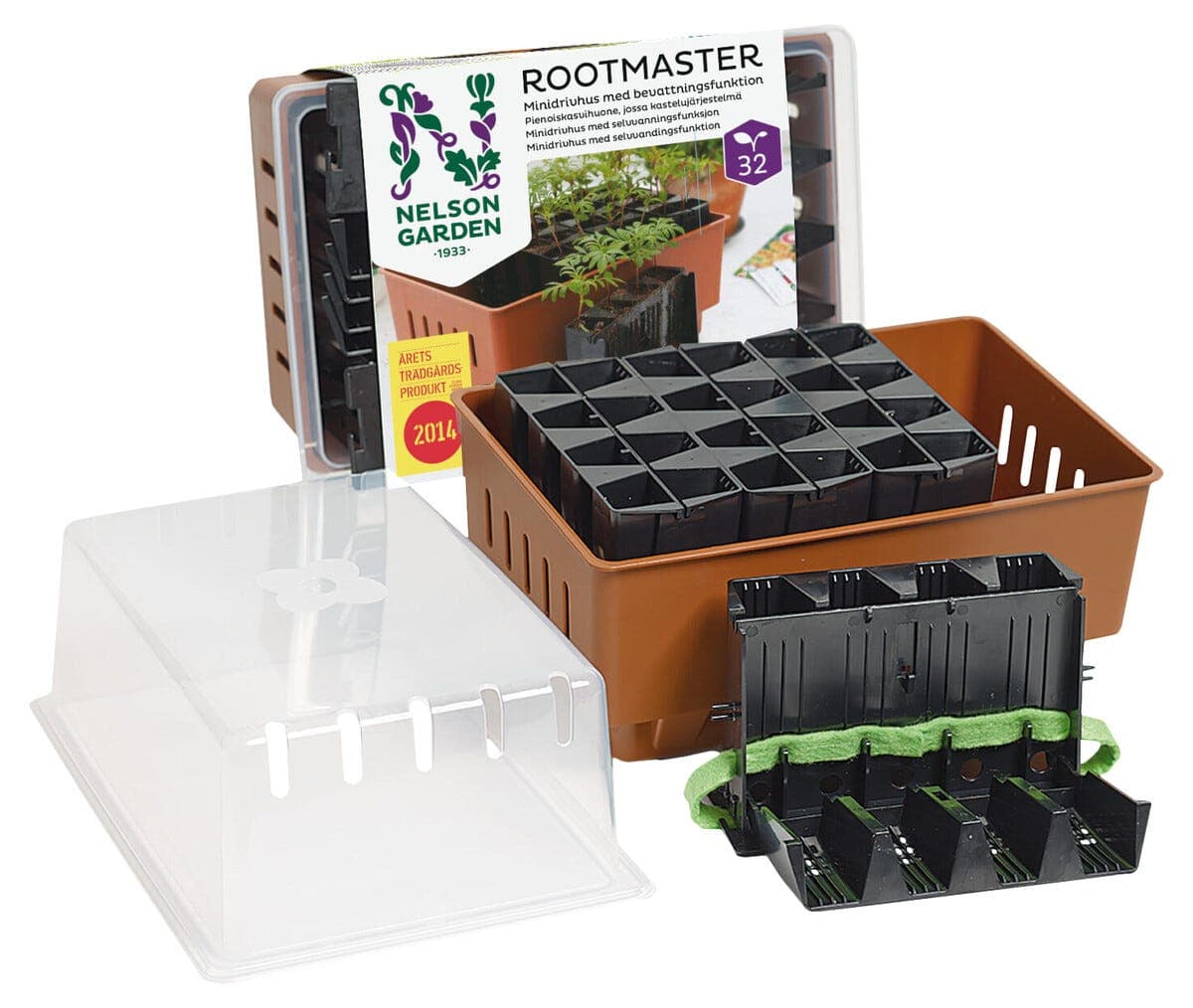 Minidrivhus Rootmaster for 32 planter