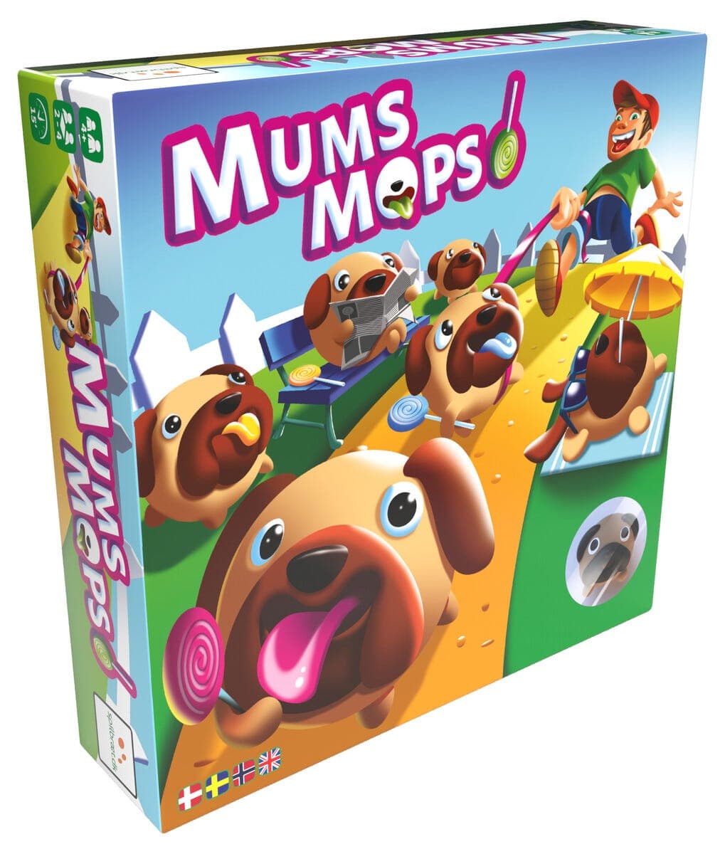 Mums Mops brettspill, fra 4 år