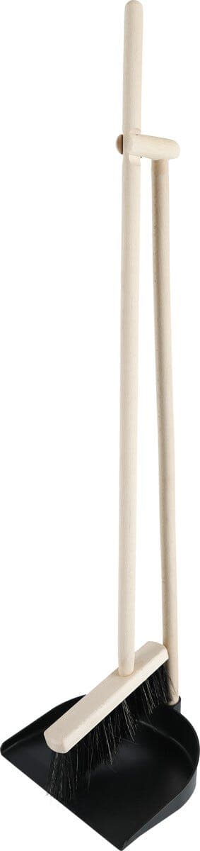 Kort og feiebrett i tre og plast, 90 cm