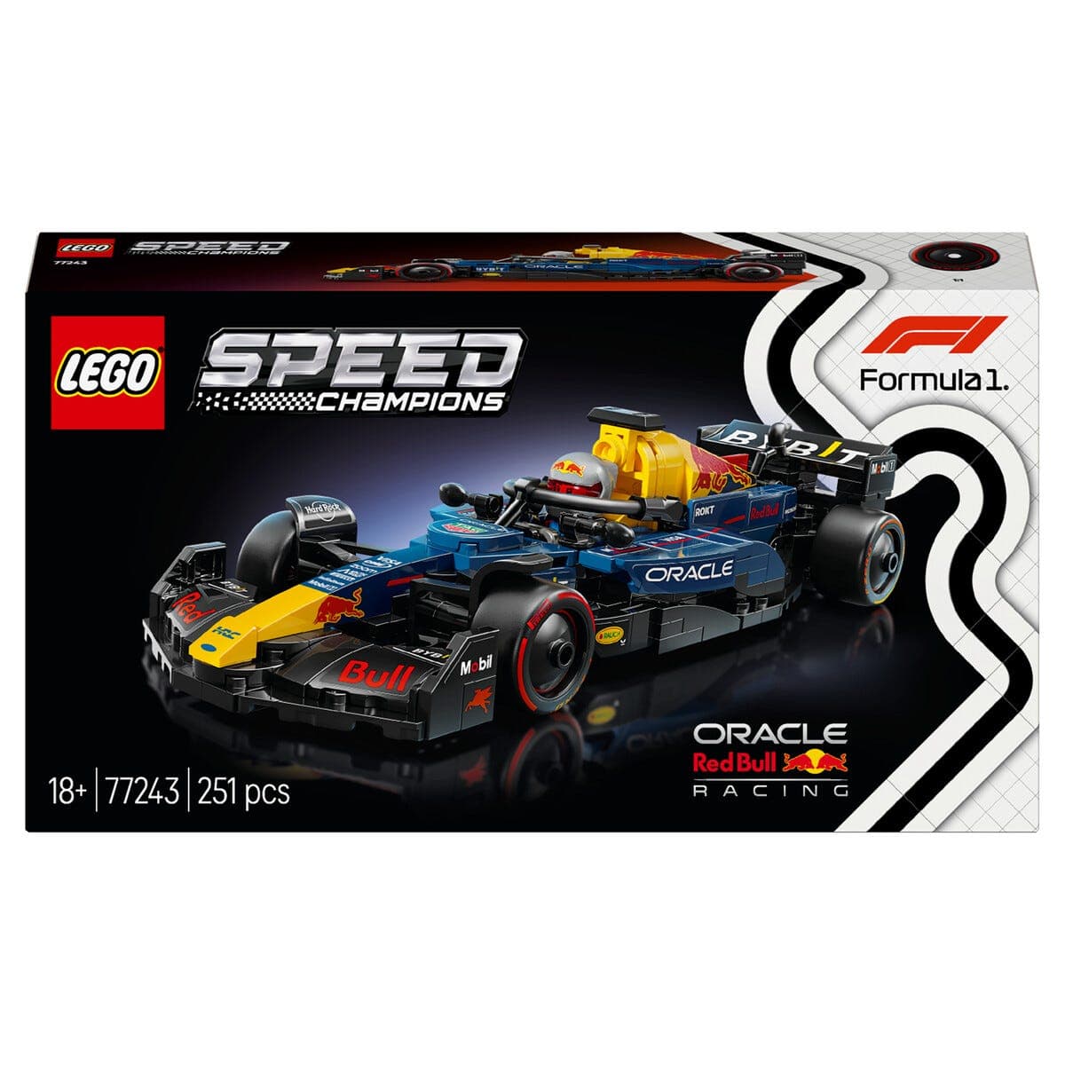 LEGO Speed Champions Oracle Red Bull Racing RB20 F1 racerbil 77243, 18 år