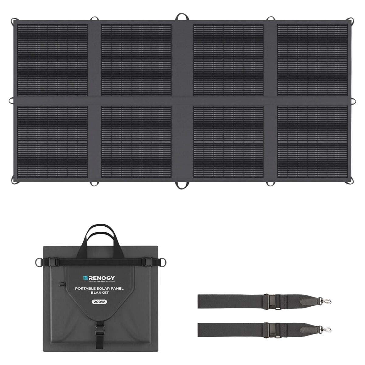 Renogy RPP200SB sammenleggbart og bærbart solcellepanel, 200 W