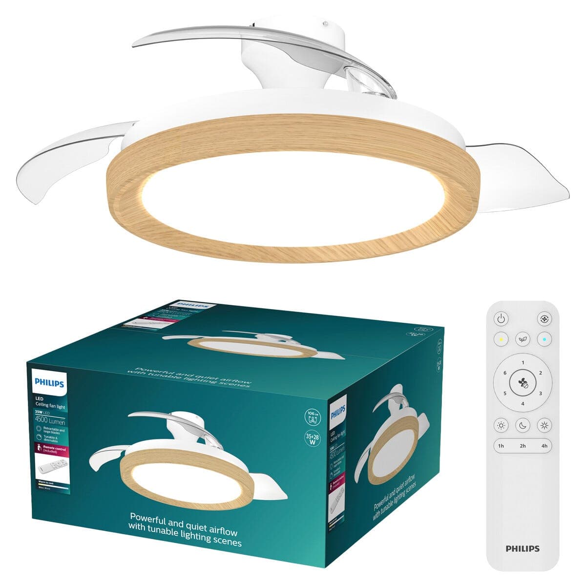 Philips Bliss takvifte med dimbart lys, 51 cm