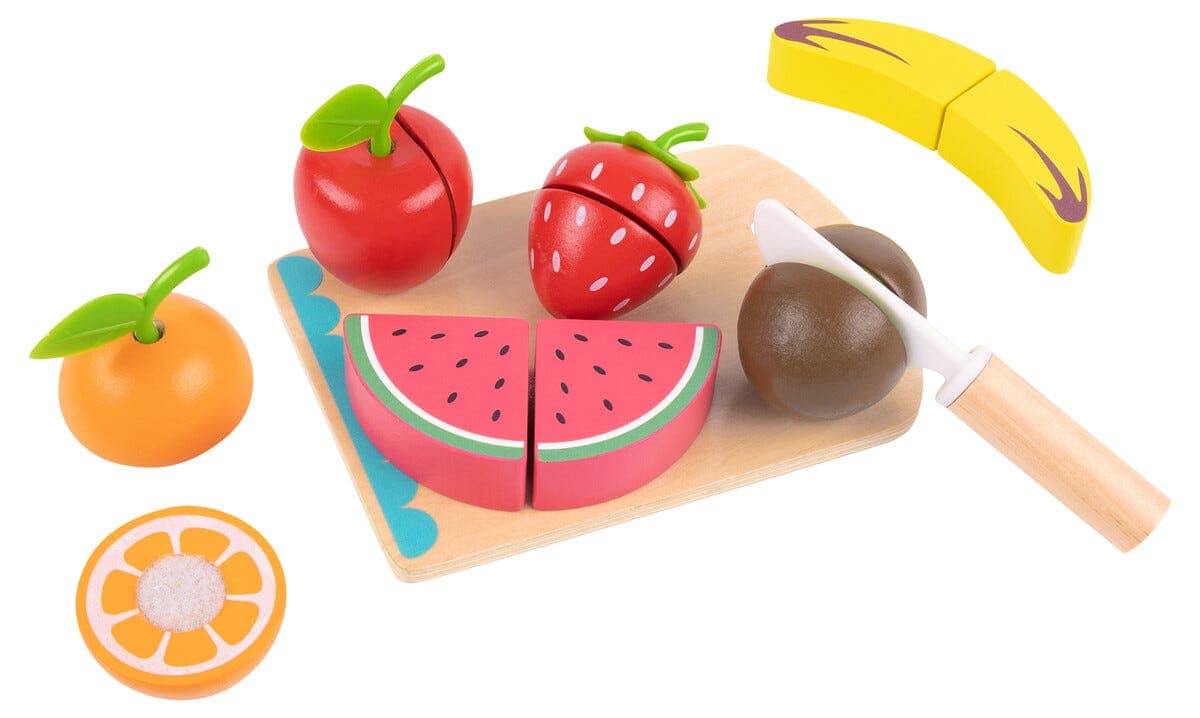 Lekefrukter i tre, 17 deler, fra 3 år