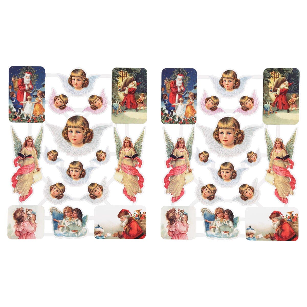 Glansbilder jul engler 16-pakning