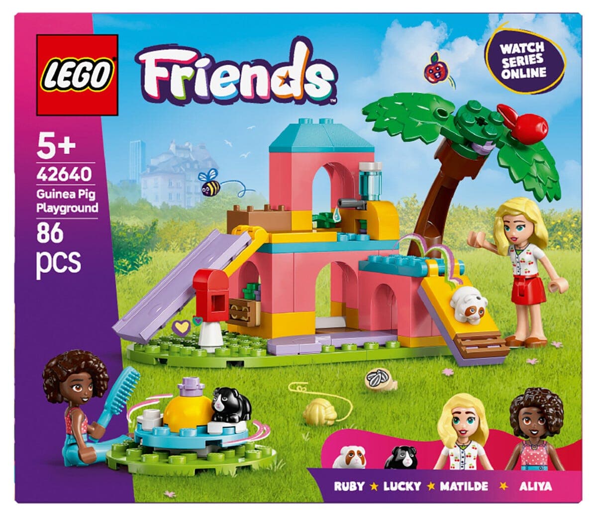 LEGO Friends marsvinenes lekeplass 42640, fra 5 år