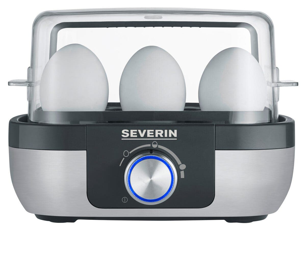 Severin Deluxe eggkoker med elektronisk styring, 6 egg