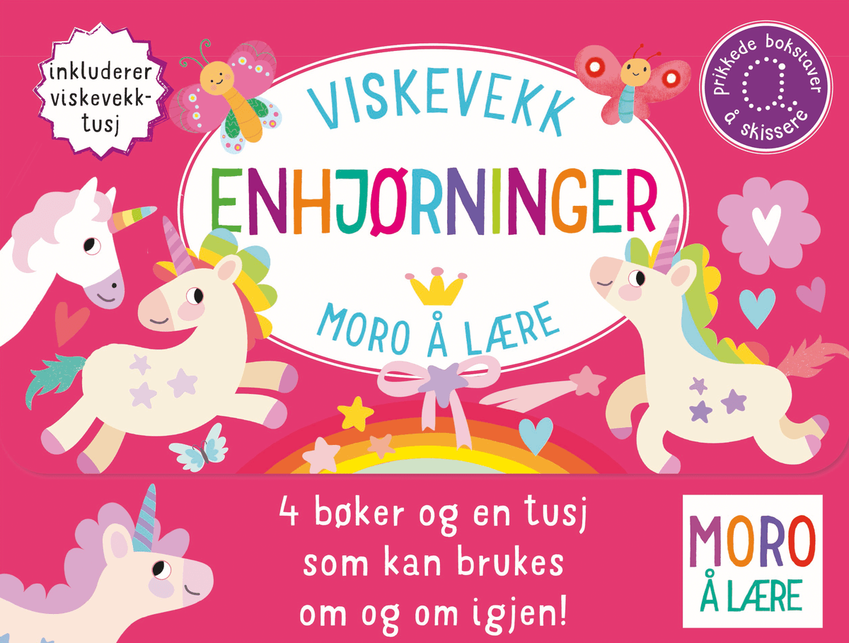 Viskevekk enhjørninger, aktivitetsbøker