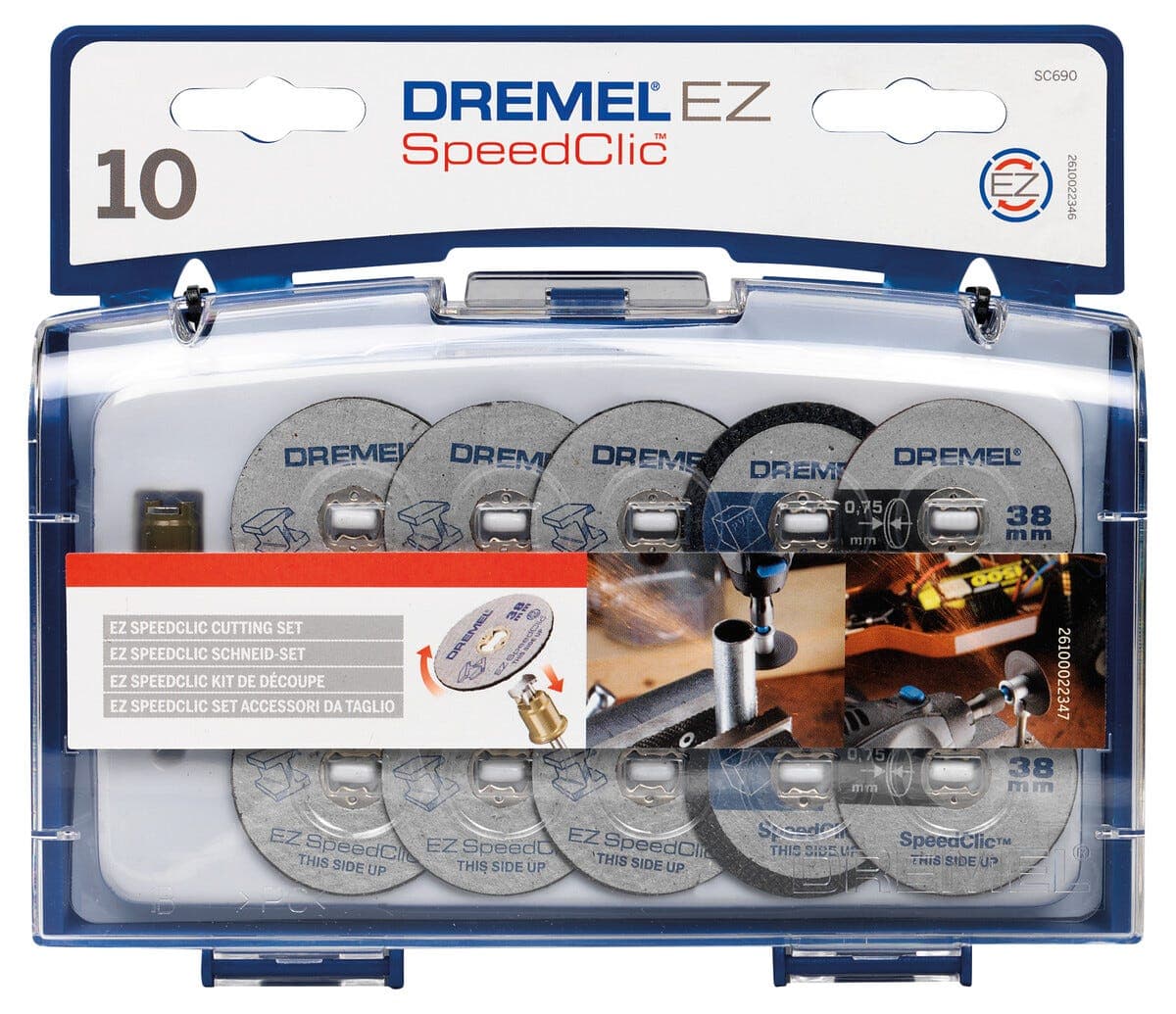 Dremel SC690 EZ SpeedClic kuttetilbehørssett 10 + 1