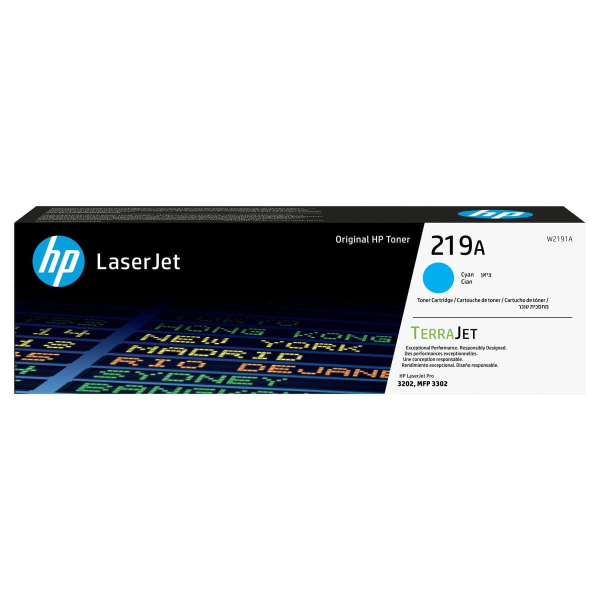 HP 219A originaltoner, flere farger, CMY