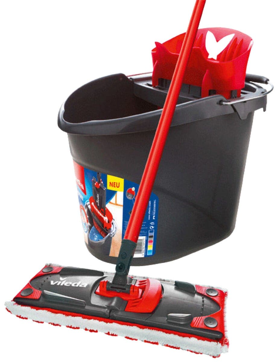 Vileda UltraMax komplett sett, mopp med bøtte