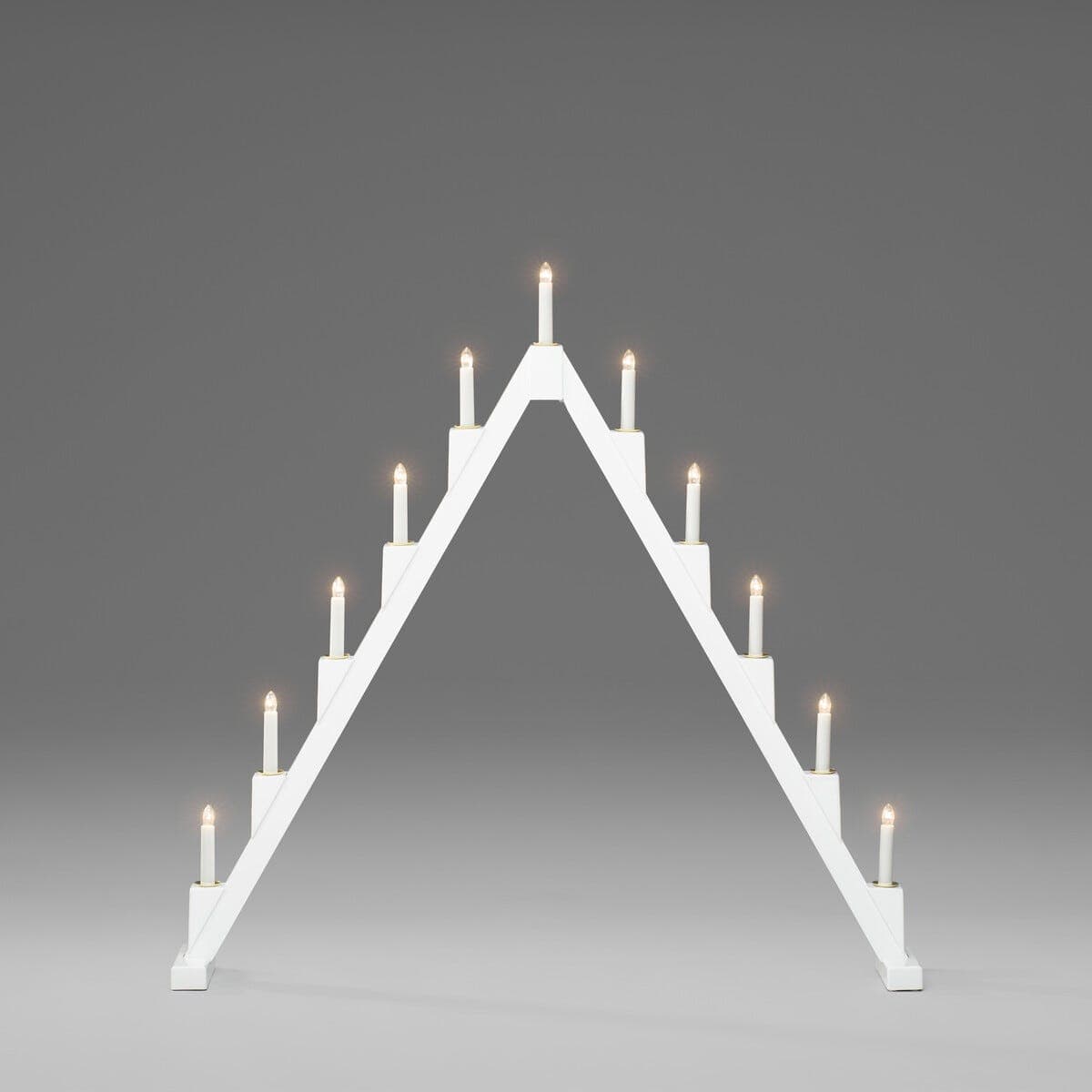 Konstsmide stor adventsstake i tre, sammenleggbar, 86 cm