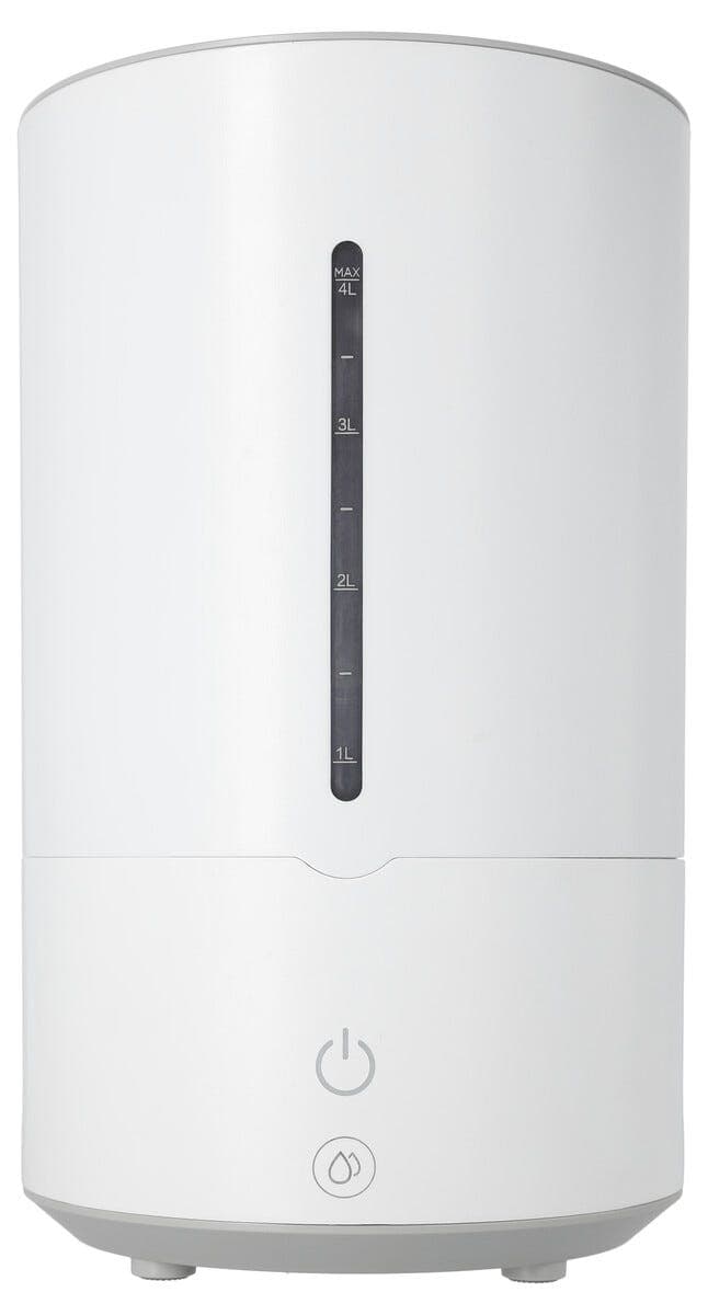 Luftfukter med kald damp, 4 l, 25 m2, hvit