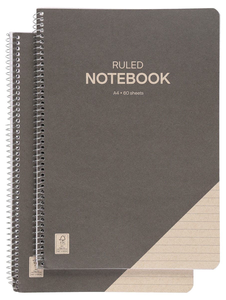 Collegeblokk A4, 2-pakning