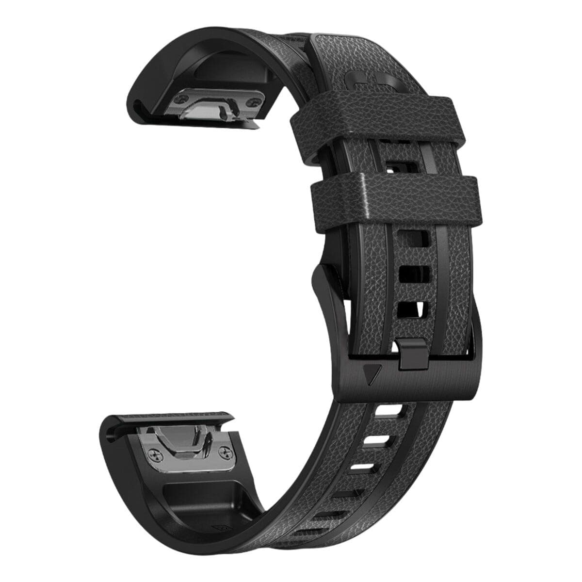 Armbånd til Garmin 26 mm, lær og silikon