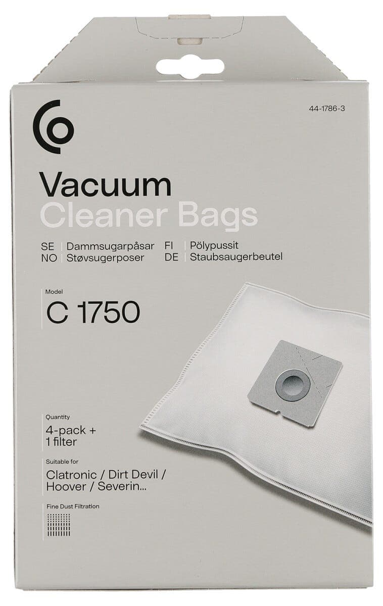 Støvsugerposer C1750, 4 stk.
