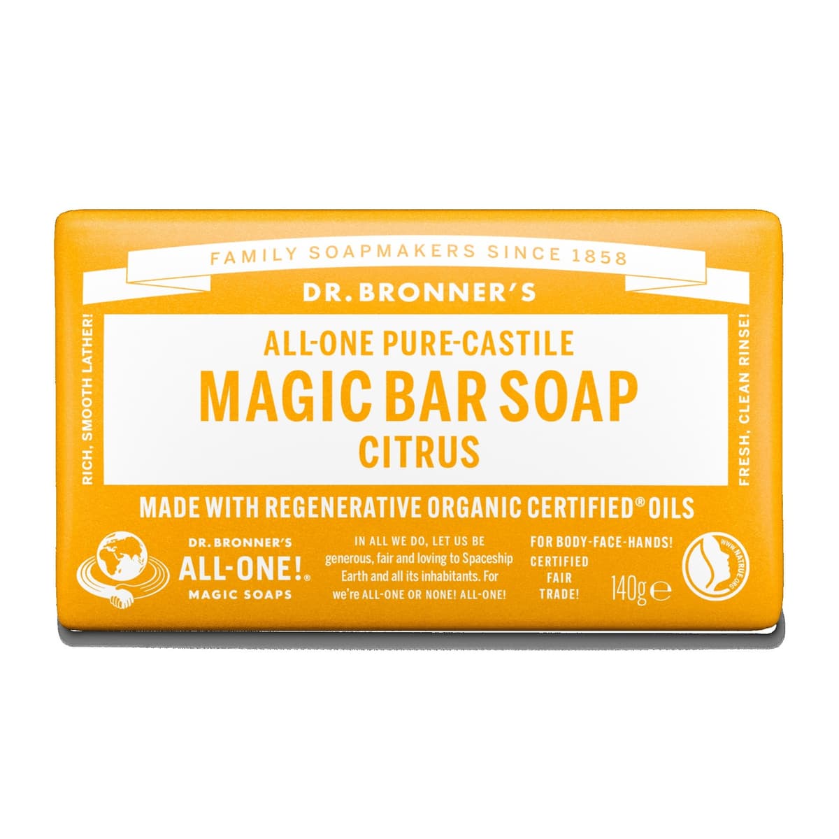 Dr. Bronner's Bar Soap Lemon