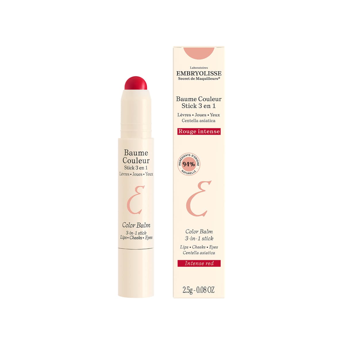 Embryolisse EMBRYO Color Balm 3-In-1 Stick Intense Red
