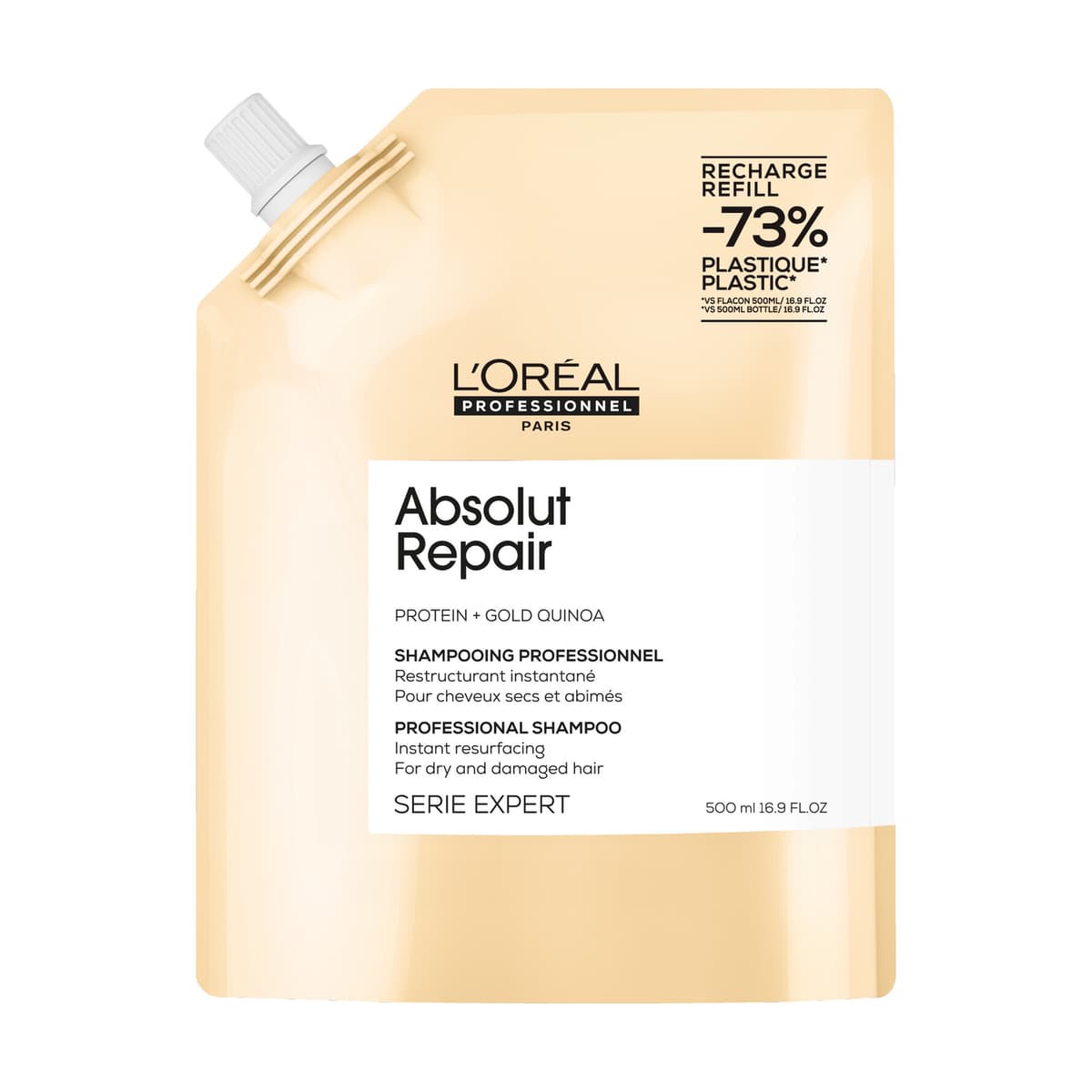 L'Oréal Professionnel Absolut Repair Gold Shampoo 500 ml, Refill