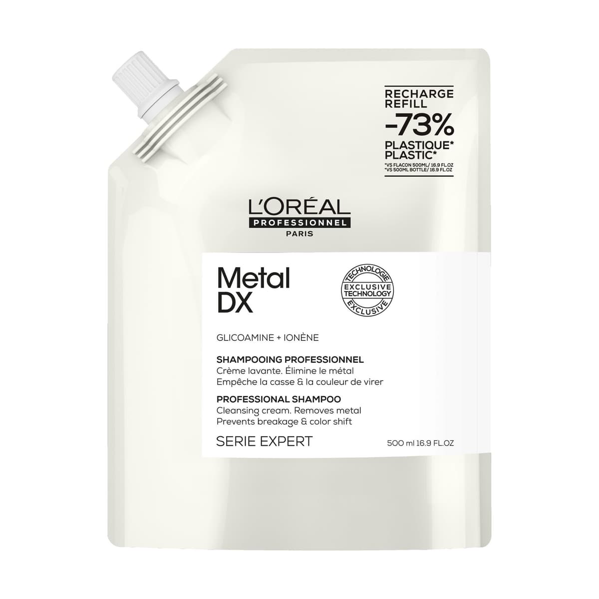 L'Oréal Professionnel Metal DX Shampoo 500 ml, Refill