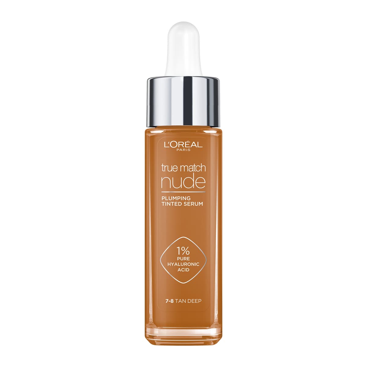 L'Oréal Paris True Match Nude Plumping Tinted Serum 7-8 Tan - Deep