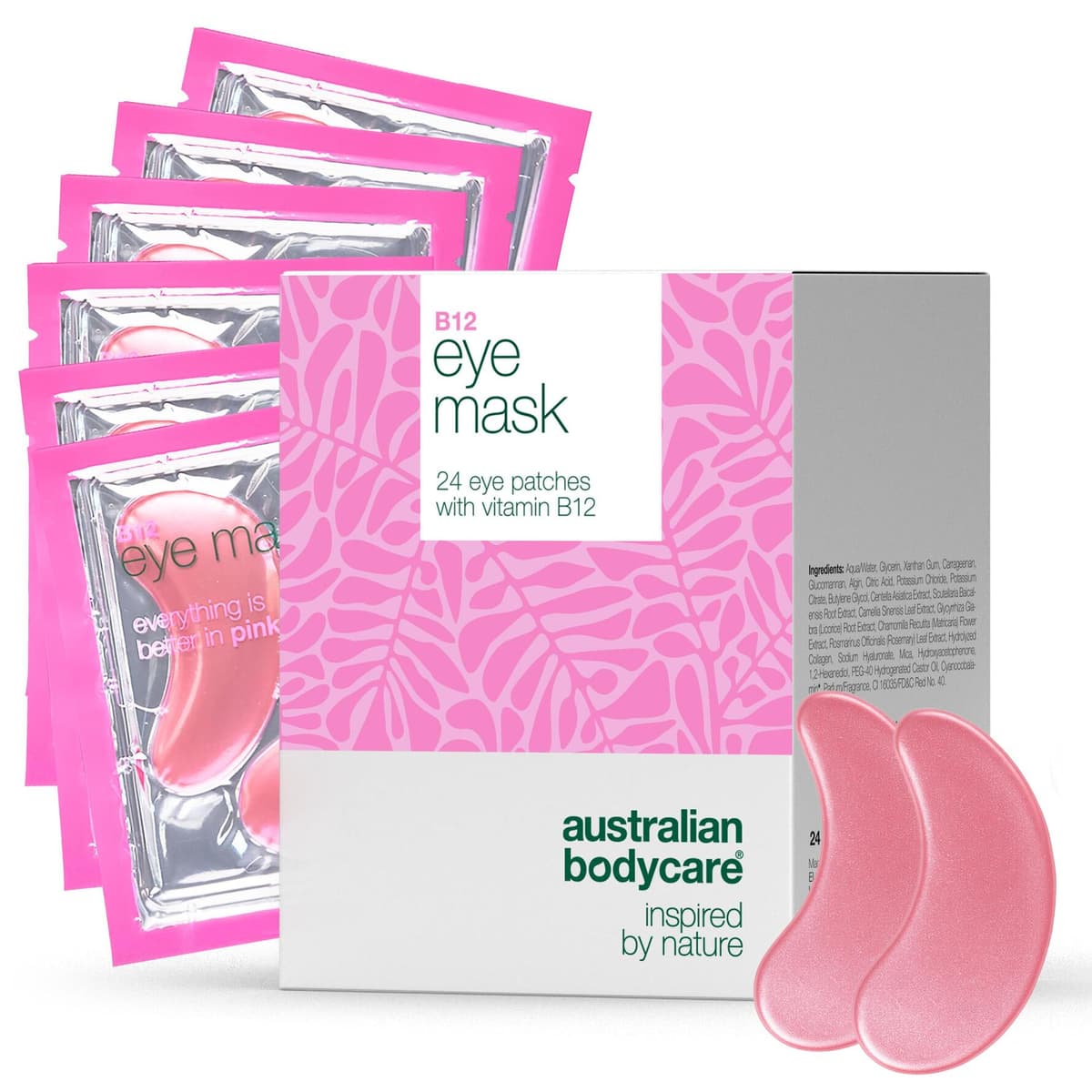 Australian Bodycare Eye Masks with Vitamin B12 & Collagen – Reduce Dark Circles & Puffiness 24 pairs